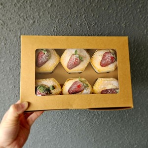 🍓Strawberry Hokkoido cupcake (box of 6)